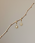 Boucles d’oreilles Heliane dorées en acier inoxydable 316L – Jewelya AG