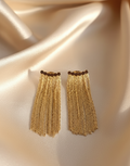 Boucles d’oreilles Vela dorées en acier inoxydable 316L – Jewelya AG